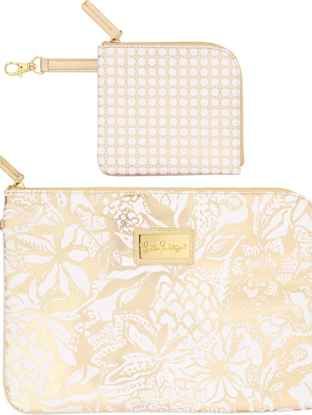 Lilly Pulitzer Women's Padded Tech Sleeve with Small Zip Pouch for Accessories